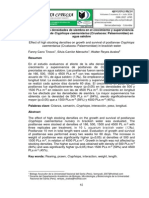 Efecto de altas densidades de siembra en el crecimiento y supervivencia de postlarvas de Cryphiops caementarius (Crustacea