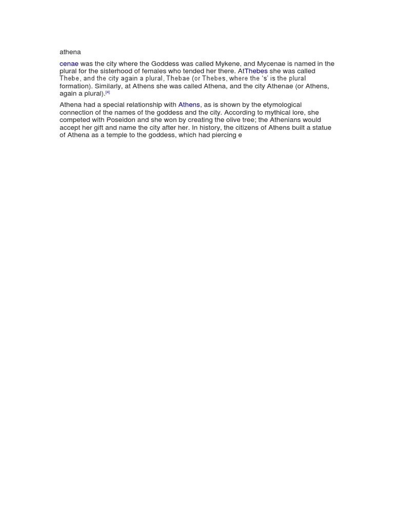 Athena | PDF