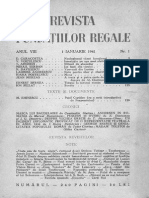 Rev Fundatiilor Regale - 1941 - 01, 1 Jan Revista Lunara de Literatura, Arta Si Cultura Generala
