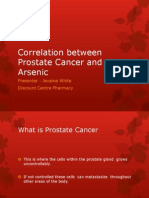 Correlation Between Prostate Cancer and Arsenic