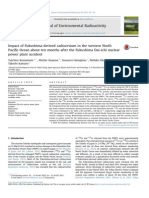 Impact of Fukushima-derived radiocesium in the western North Pacific Ocean about ten months after the Fukushima Dai-ichi nuclear power plant accident