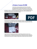 Pasang Infus Printer Canon