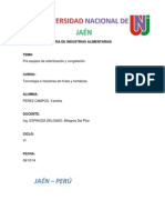 Equipos de Pre-Esterilización y Pre-Congelación - Pérez Campos, Yahelita