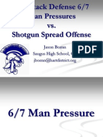 3-4 Attack Defense 3 6 Man Pressures