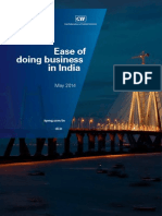 KPMG CII Ease of Doing Business in India