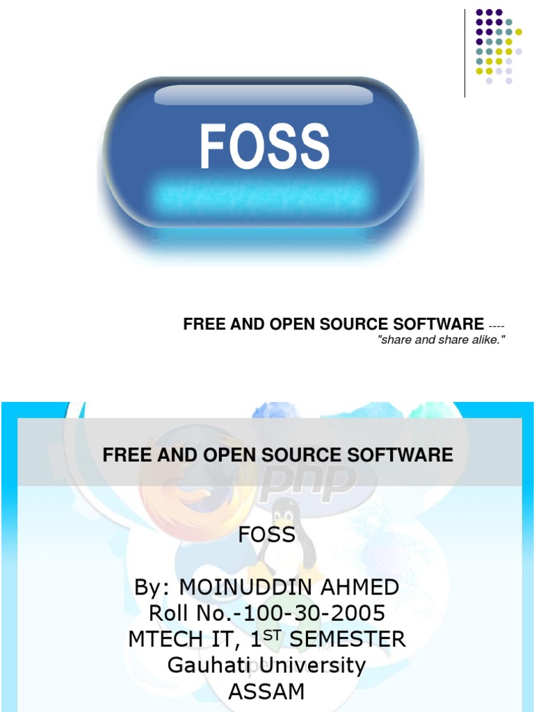Free and Open Source Software | PDF | Free Software | Linux