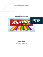 Skittles Project - My Page Version