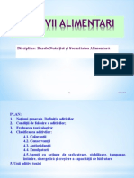 Aditivii Alimentari