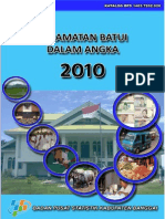 Kecamatan Batui Dalam Angka 2010