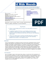 Cellular, molecular and biochemical differences in the pathophysiology of healing between acute wounds, chronic wounds and wounds in the aged