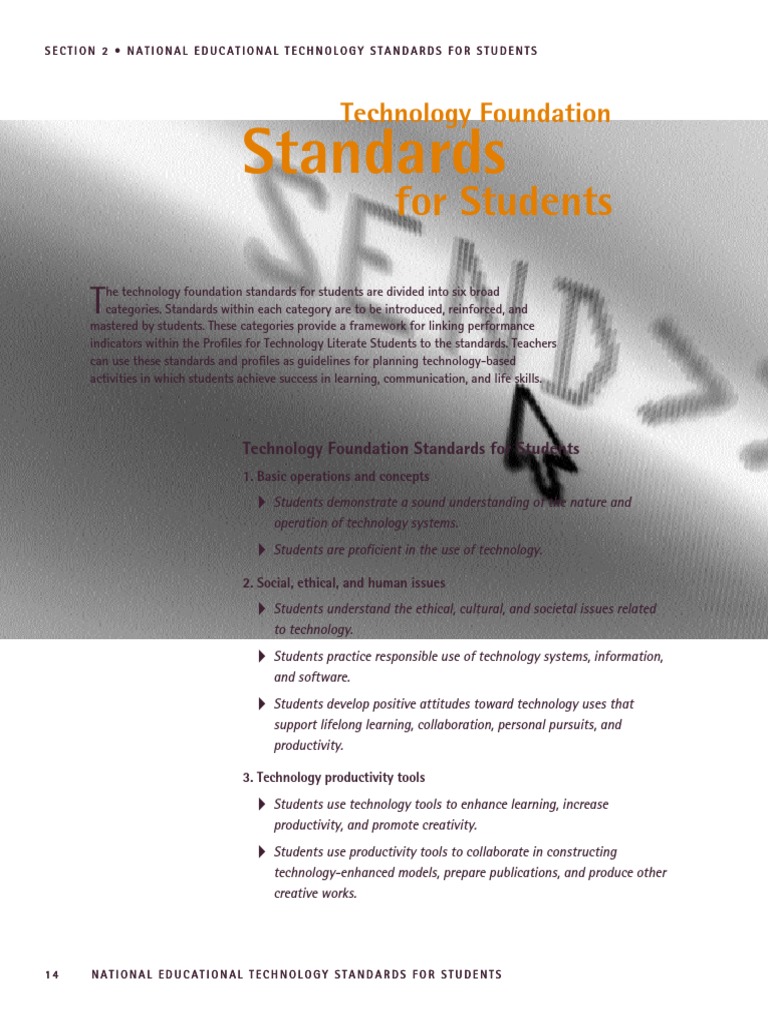 National Educational Technology Standards | PDF