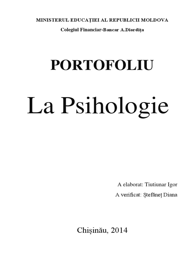 Portofoliu | PDF