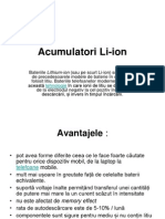Acumulatori Li-ion 