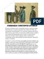 Formarea Constiintei Istorice