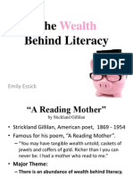 the wealth behind literacy