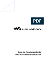 Manual Sony Walkman NWZB130 Español