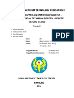 Laporan Praktikum Teknologi Pencapan TR