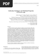 Download Cultivation Techniques and Medicinal Properties of Pleurotus spp by  SN249098981 doc pdf