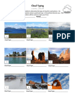 Cloud Typing Worksheet With Back