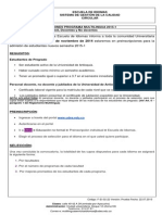 Circular Preinscripciones Multilingua Estudiantes Nuevos - 2015-1final