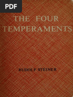The Four Temperaments - Steiner, Rudolf