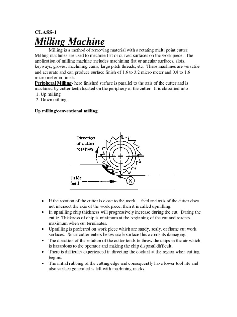 Milling Notes | Download Free PDF | Gear | Helix