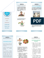 Triptico de Nutrición de Deportista