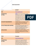 Cloud Tools Assessment