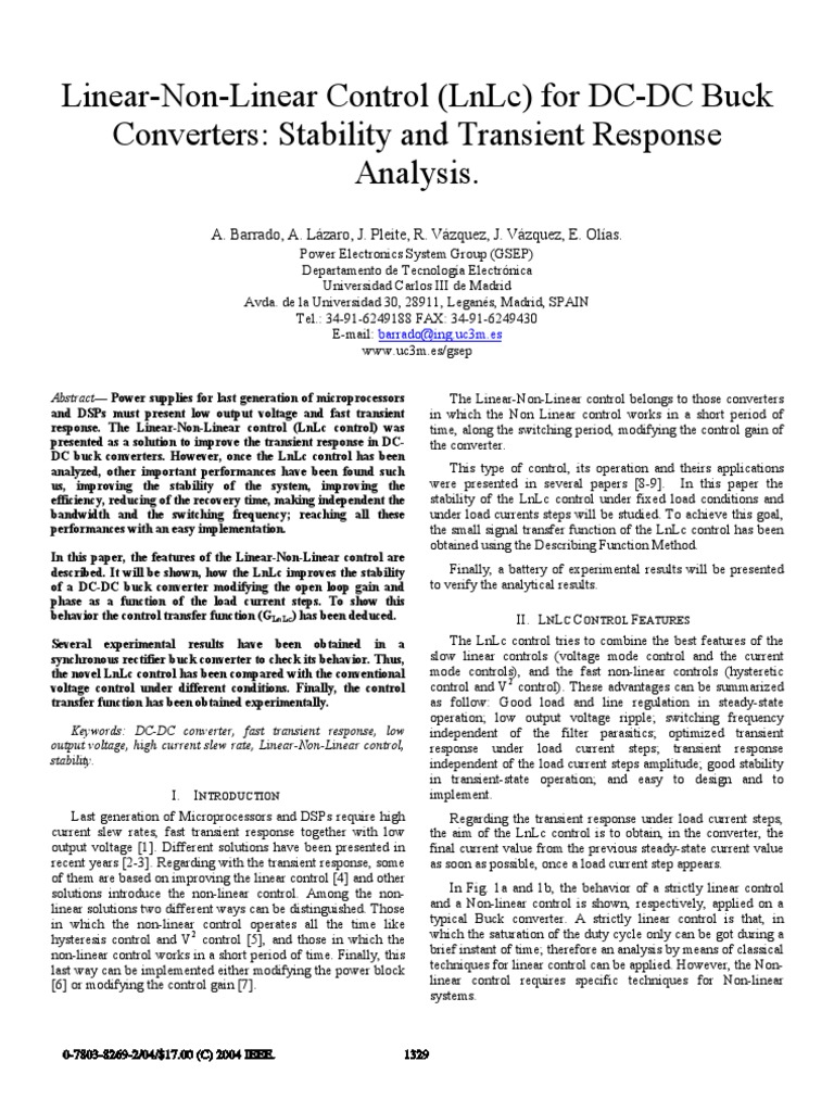 Linear-non-linear Control (LnLc) for DC-DC Buck Converters ... - 768 x 1024 jpeg 239kB