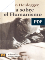 M. HEIDEGGER, Carta Sobre El Humanismo