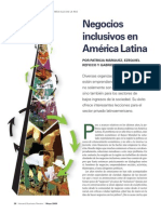 Negocios Inclusivos en America Latina