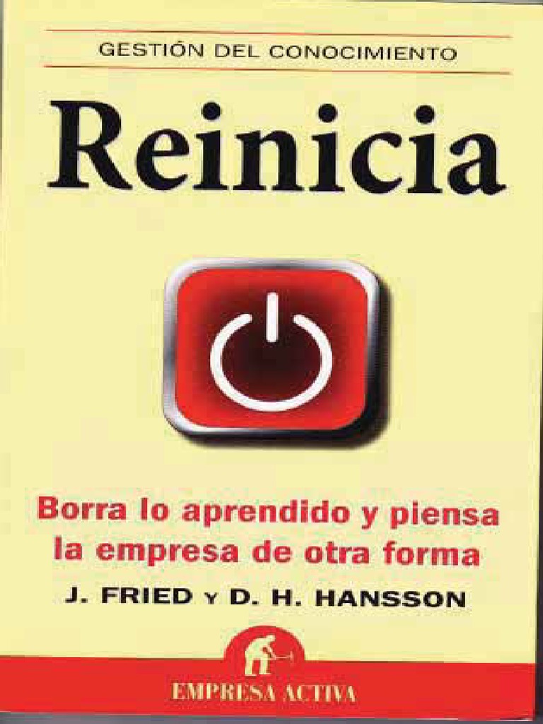 Rework Reinicio Libro Emprendedor | PDF