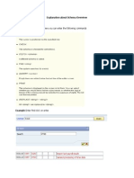 Explanation About Schema Overview