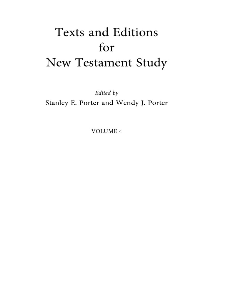 Paul Foster The Gospel of Peter Introduction, Critical Edition and