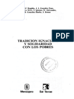 GRUPO de ESPIRITUALIDAD IGNACIANA - Tradicion Ignaciana y Solidaridad Con Los Pobres, GONZALEZ FAUS y Autres - Sal Terrae, 1991