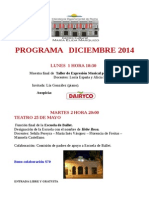Programa Diciembre 2014