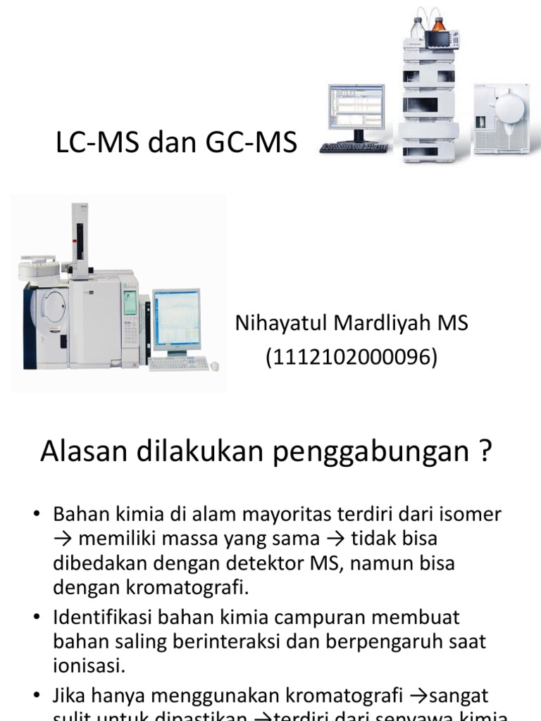 LC-MS Dan GC-MS | PDF | Sains & Matematika
