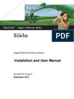 Siklu EH-1200 Install & User Manual - EH-InSTL-03 - Issue3 (Sep 2013)