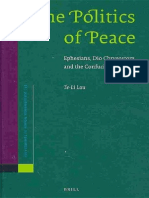 (Supplements To Novum Testamentum 133) Te-Li Lau-The Politics of Peace - Ephesians, Dio Chrysostom, and The Confucian Four Books-Brill (2009) PDF