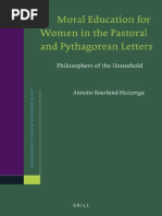 (Supplements To Novum Testamentum 147) Annette Bourland Huizenga-Moral Education For Women in The Pastoral and Pythagorean Letters - Philosophers of The Household PDF