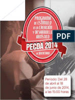 Convocatoria PECDA QRO 2014