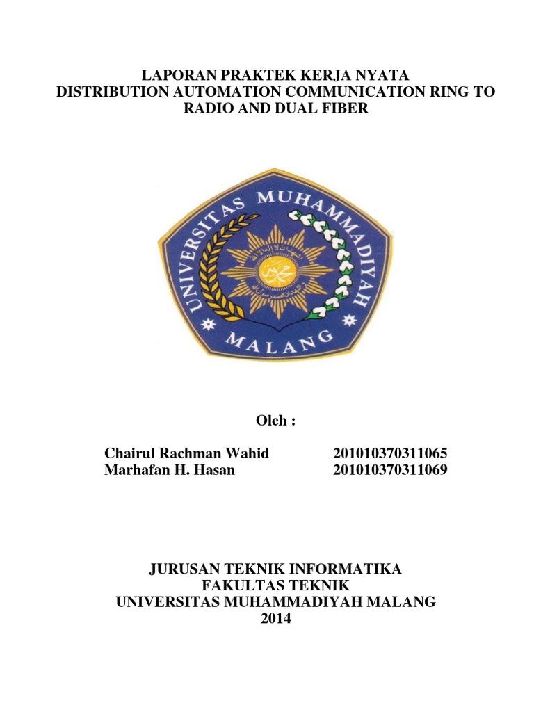 Contoh Laporan Pkl Mahasiswa Teknik Informatika Seputar Laporan
