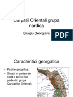 Carpatii Orientali Grupa Nordica