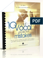 The 10 Fatal Vocal Production Mistakes