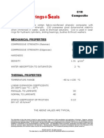 C10 composite fabric reinforced phenolic material properties