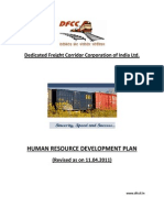 Human Resource Development Plan: Dedicated Freight Corridor Corporation of India LTD