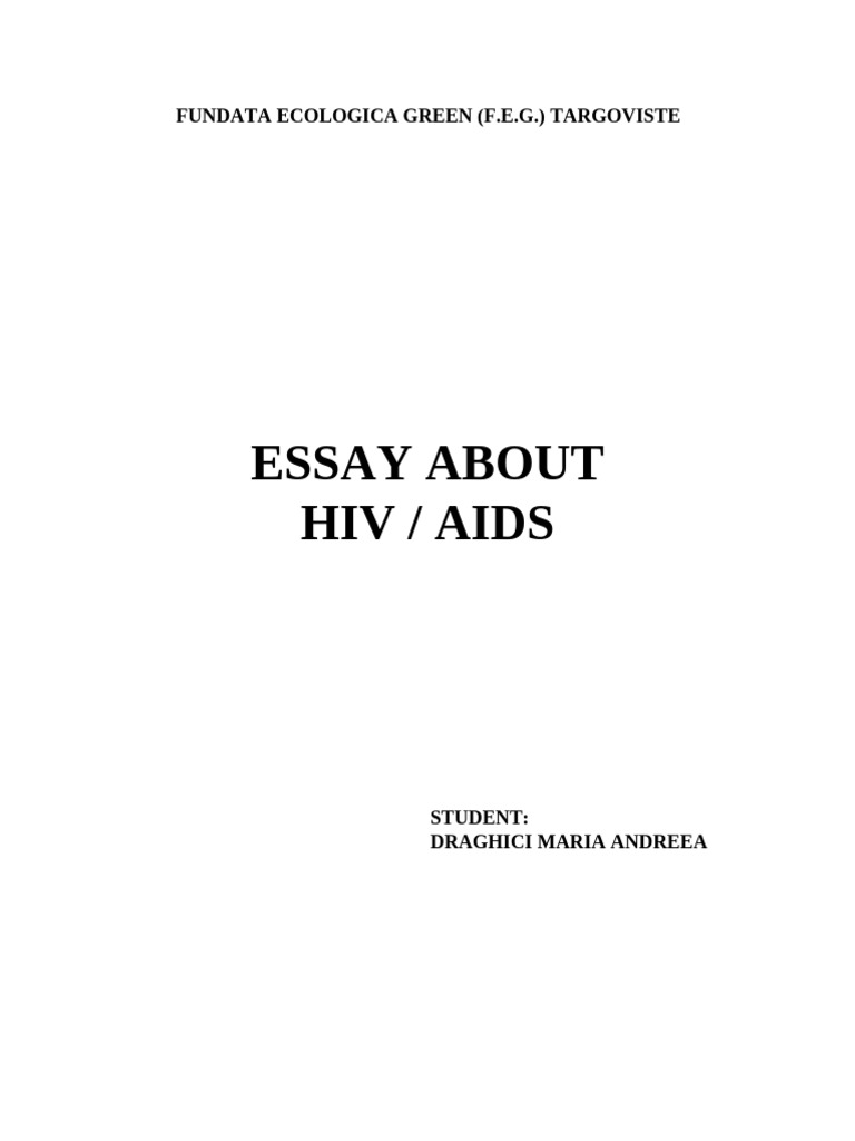 HIV Is The Abbreviation of Human Immunodeficiency Virus | PDF | Hiv ...
