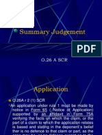 Summary Judgement (DEF)