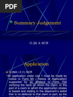 Summary Judgement (DEF)