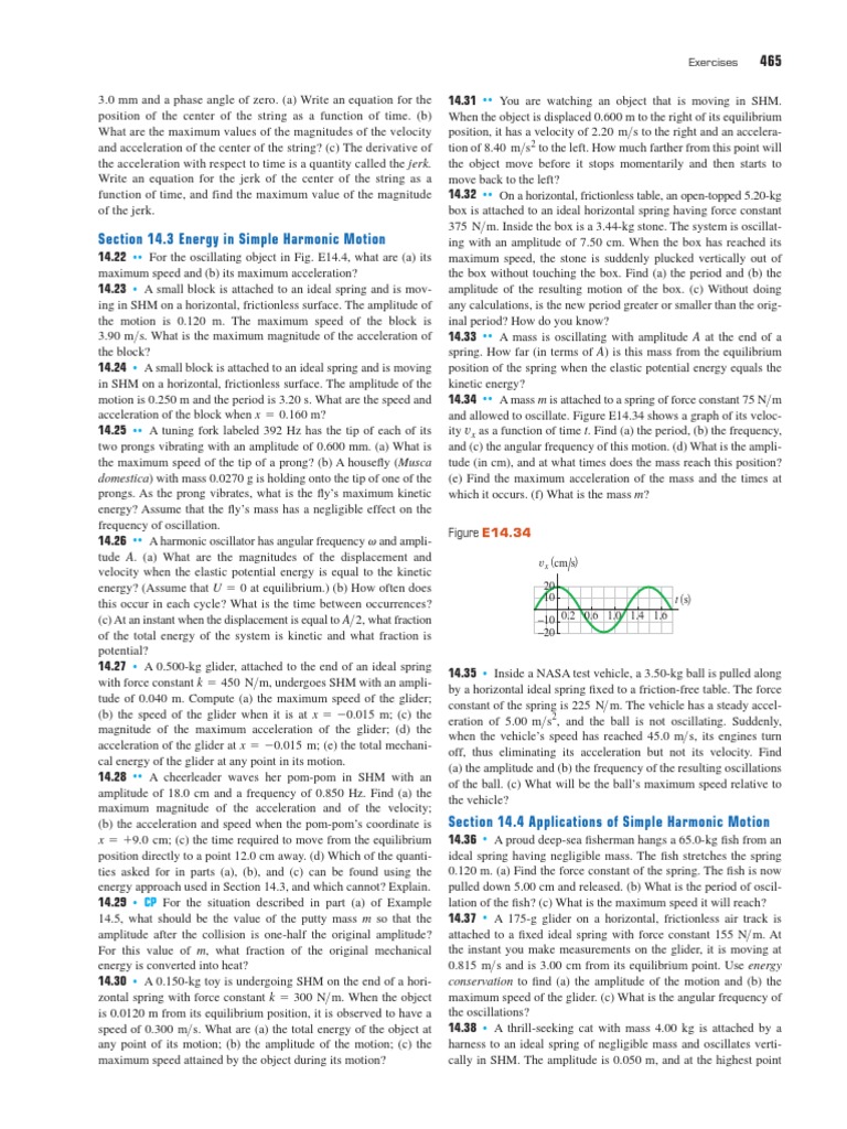 Physics I Problems PDF | PDF | Physical Sciences | Physics